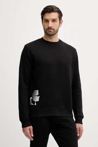 Karl Lagerfeld Cotton Sweat shirt Male BLACK