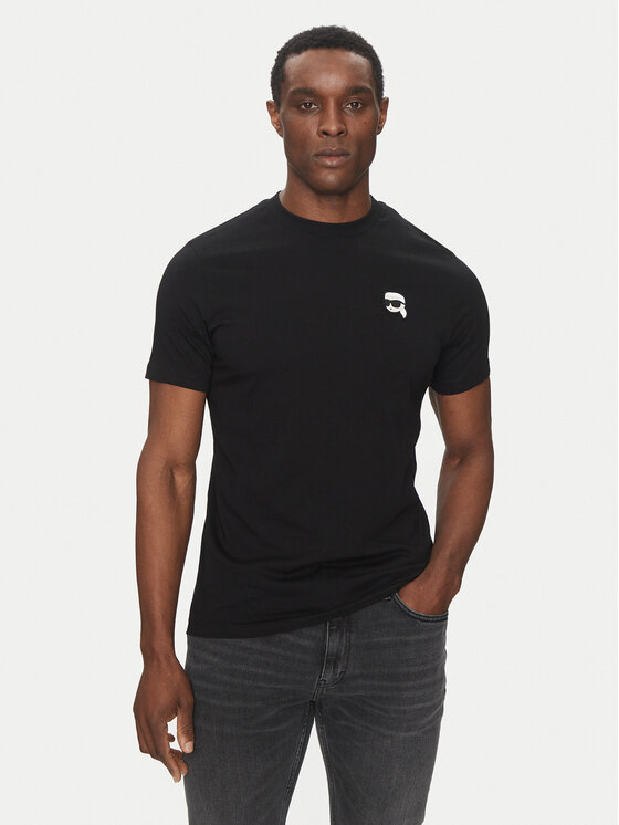 Karl Lagerfeld Round T-shirt Male WHITE