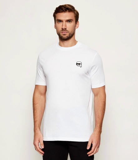 Karl Lagerfeld Round T-shirt Male WHITE