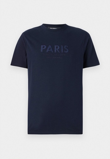Karl Lagerfeld Round T-shirt Male NAVY