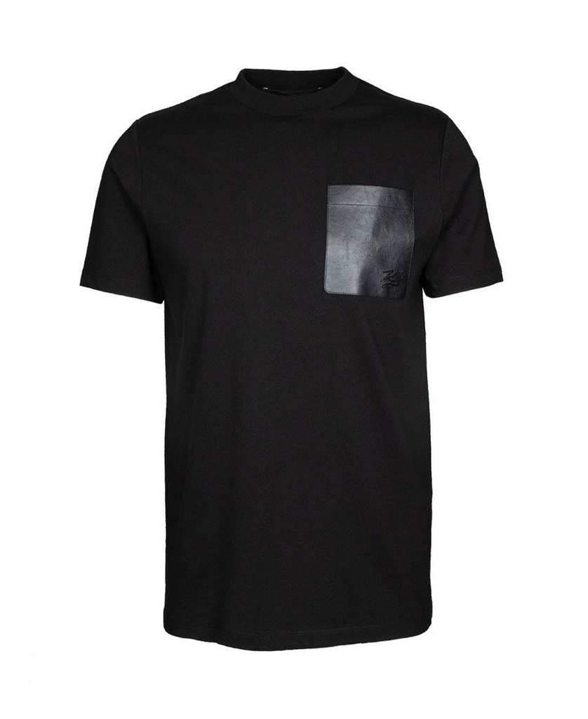 Karl Lagerfeld Round T-shirt Male BLACK