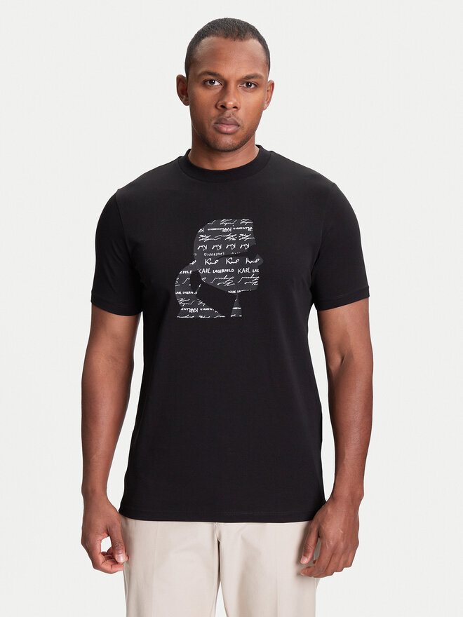 Karl Lagerfeld Round T-shirt Male WHITE