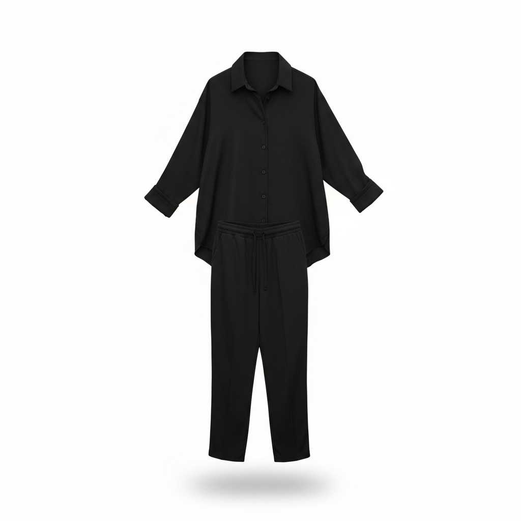 YAKE Shirt&Pant Set  Female