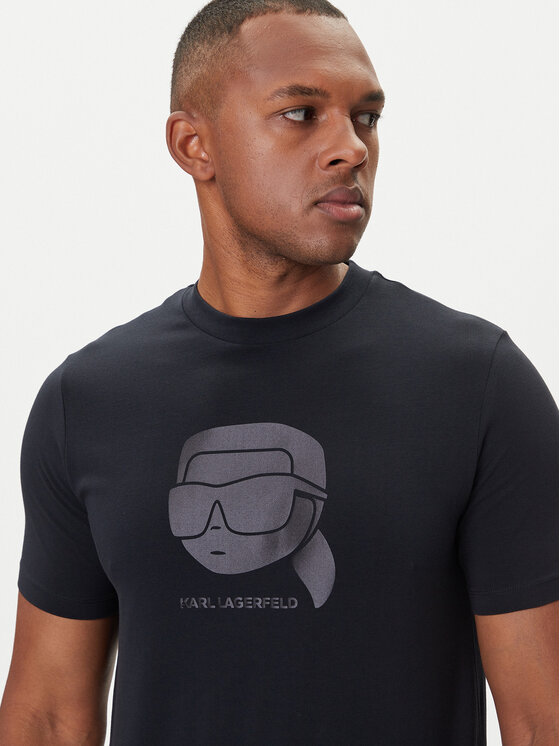 Karl Lagerfeld Round T-shirt Male WHITE