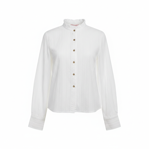 QUZU Off-Shoulder Shirt  Female