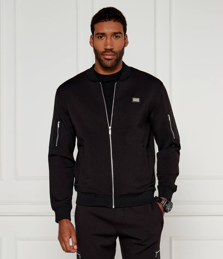[544902-705028] Karl Lagerfeld Cotton Jacket Male BLACK