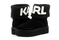 Karl Lagerfeld Leather Shoes Female BLACK