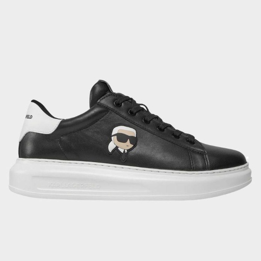 Karl Lagerfeld Leather Shoes Male BLACK
