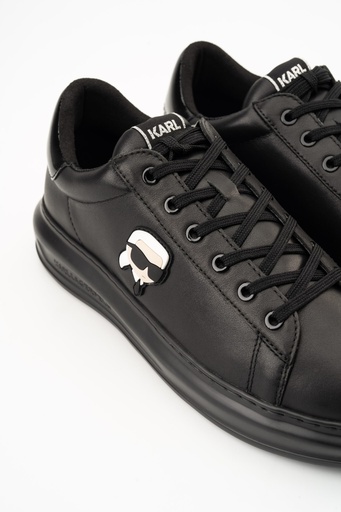 Karl Lagerfeld Leather Shoes Male BLACK