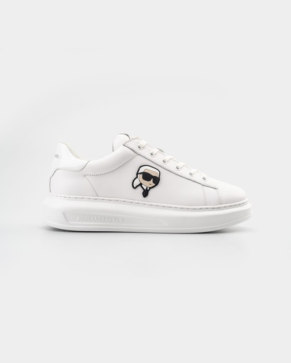 Karl Lagerfeld Leather Shoes Male WHITE