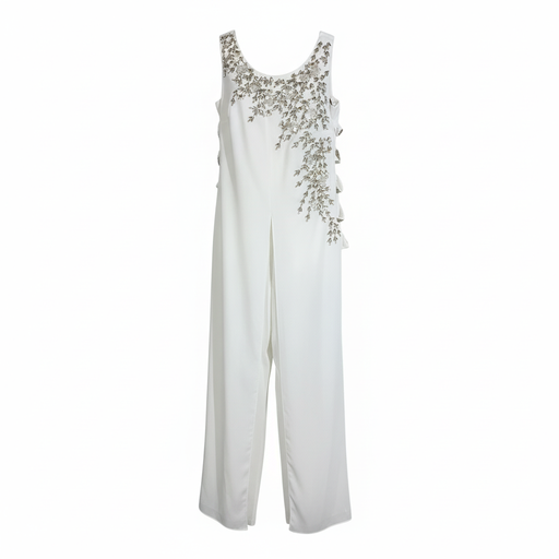 RENGIN Flowing Chiffon Jumpsuit Female