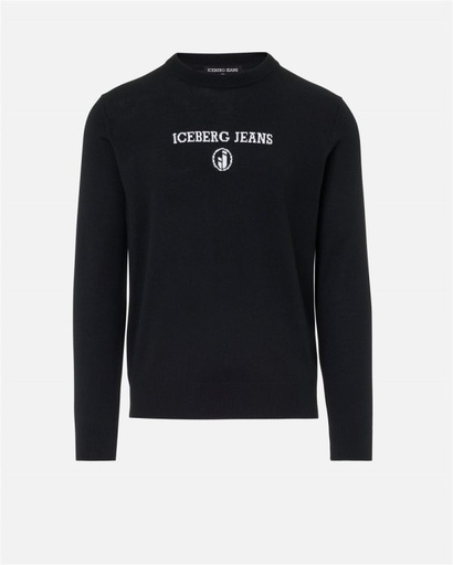 ICEBERG Sweater Knit  Male DARK GREY