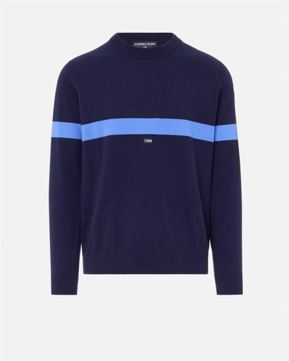 ICEBERG Sweater Knit  Male NAVY