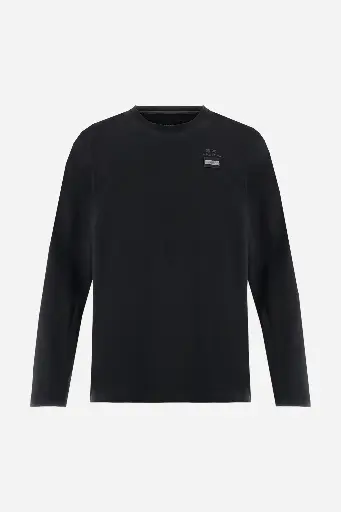 La Martina Male Cotton Sweatshirt BLACK