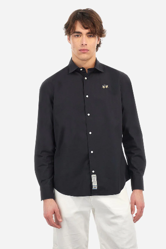 La Martina Male Shirt BLACK