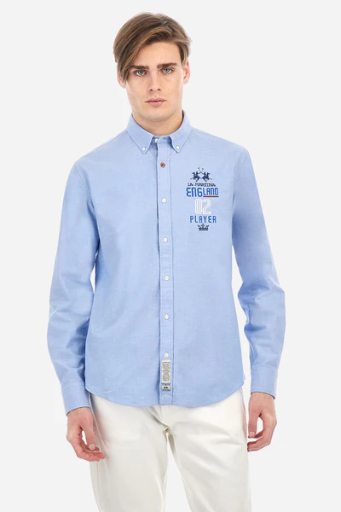 La Martina Male Shirt BLUE