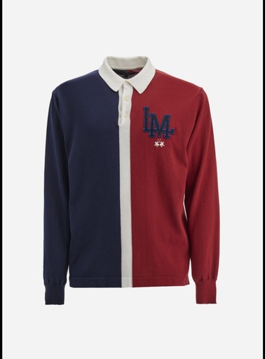 La Martina MalePolo Sweatshirt NAVY & Red
