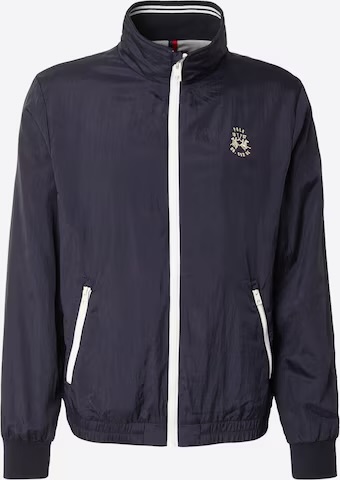 La Martina Male Polyester Jacket NAVY