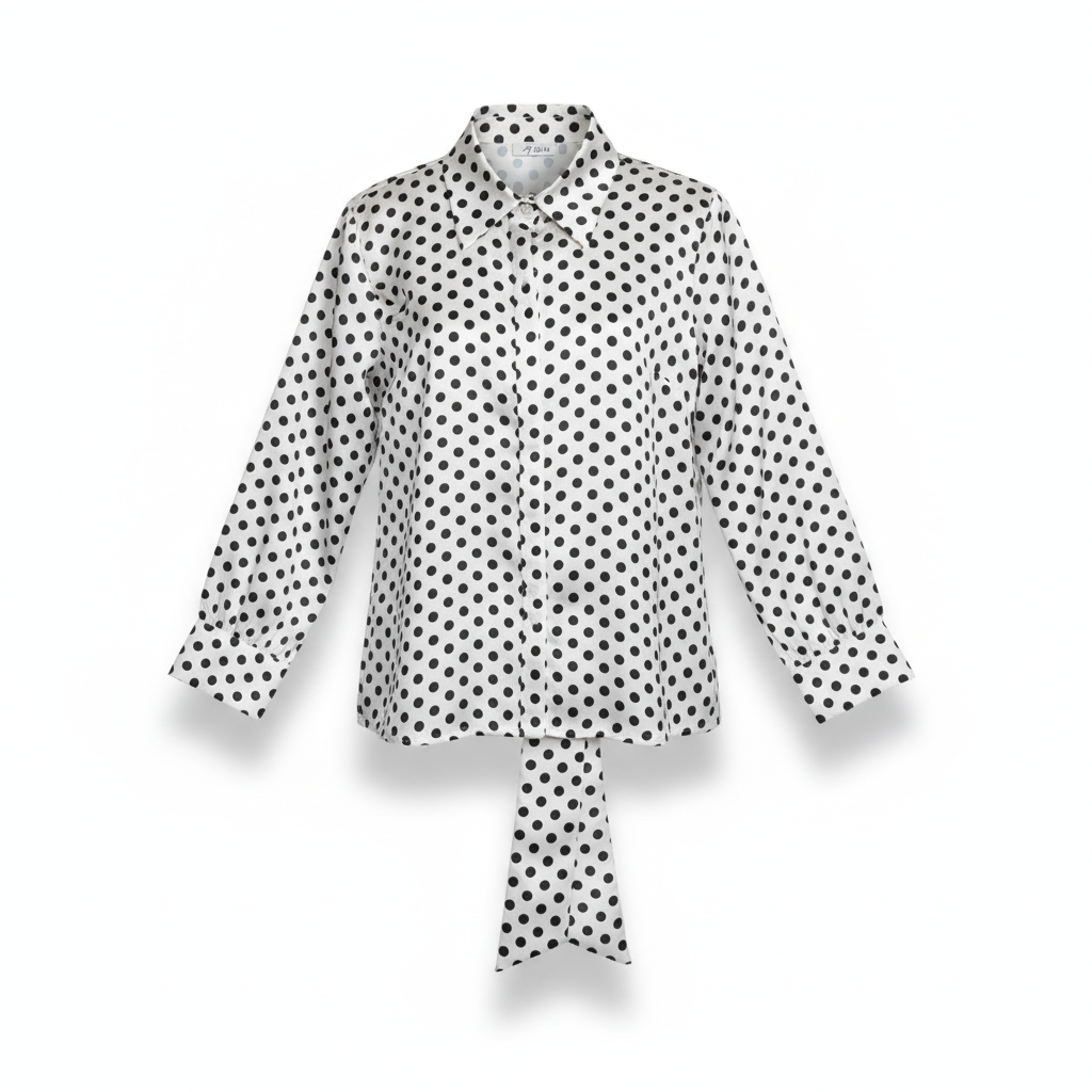 [S26WSH41-5423PLK] ZED Satin Shirt Female