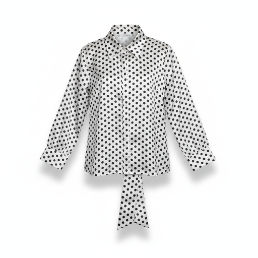 [S26WSH41-5423PLK] ZED Satin Shirt Female