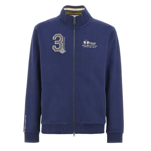 La Martina Male Cotton Sweatshirt NAVY