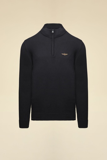 AERONAUTICA MILITARE Sweater Cotton Male BLACK