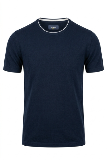 RECTANGLE JAUNE Round  T-shirt Male 