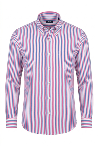 RECTANGLE JAUNE STRIPED Shirt Male
