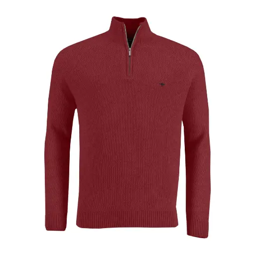  FYNCH HATTON   Half Zipper Sweater Knit Male
