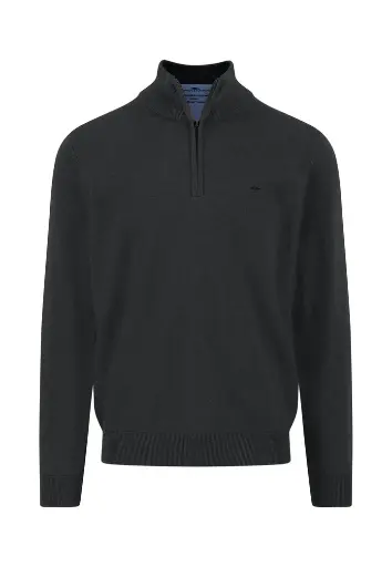 FYNCH HATTON Half Zipper Sweatshirt Knit Male