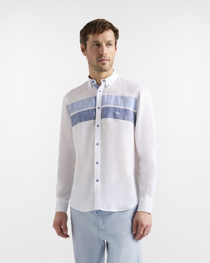 HARMONT & BLAINE Contrast Band Shirt Male