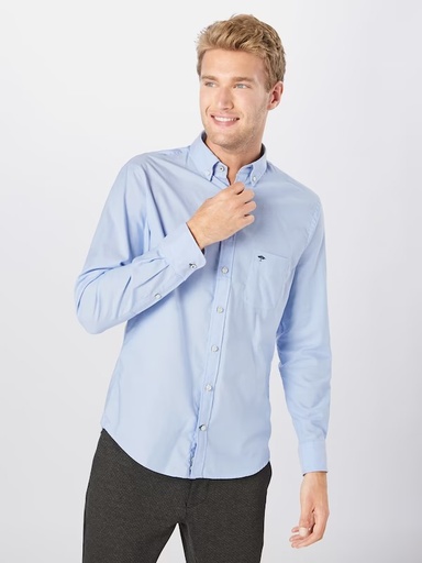 FYNCH HATTON Poplin Check  Shirt Male