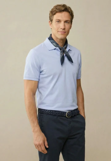 FYNCH HATTON Cotton Polo Male