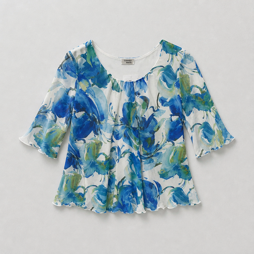 SUMMER MAN Plain Shirt Female