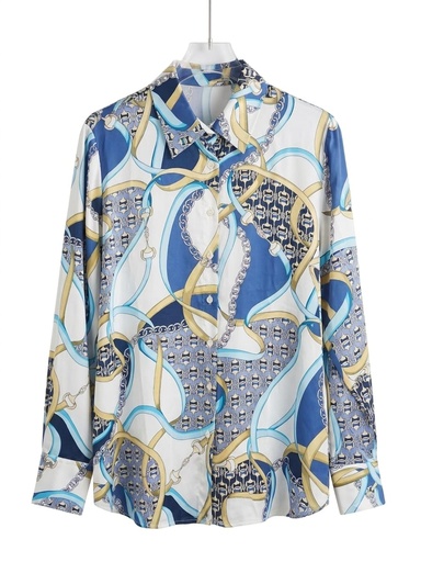 SUMMER MAN Arm Patterned Blousse Female