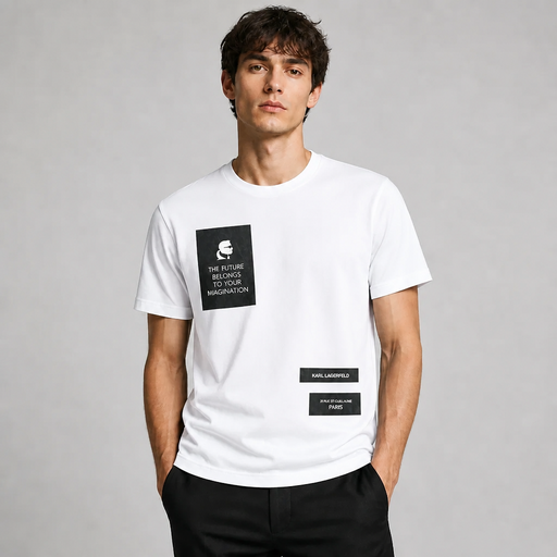 KARL LAGERFELD Roundneck T-Shirt Male 