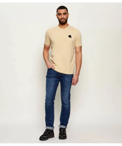 KARL LAGERFELD V-Neck  T-Shirt Male 