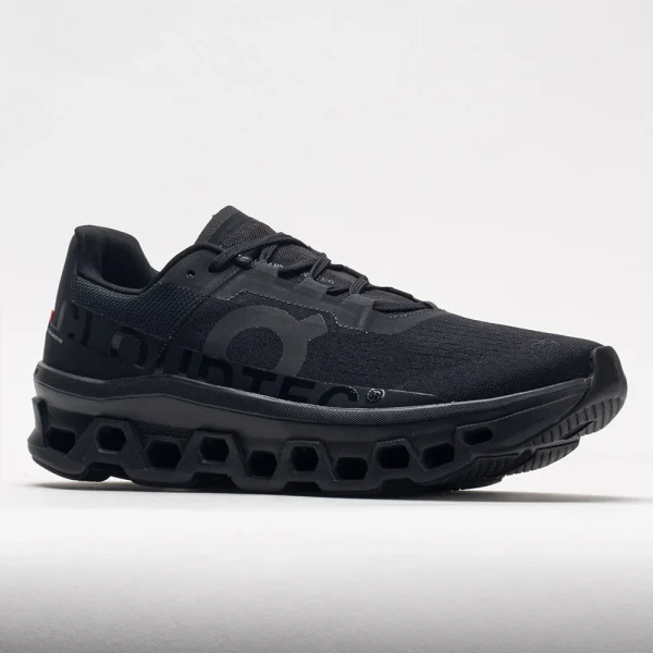 On Cloudmonster 1 Men Running Shoes Black - Image 3