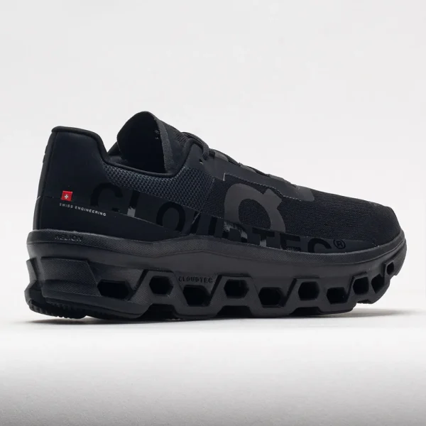 On Cloudmonster 1 Men Running Shoes Black - Image 2