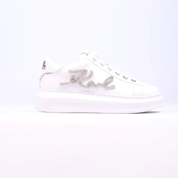 KARL LAGERFELD KAPRI SIGNIA RHINESTONE SNEAKERS