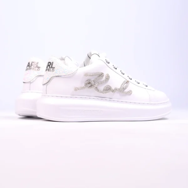 KARL LAGERFELD KAPRI SIGNIA RHINESTONE SNEAKERS - Image 3