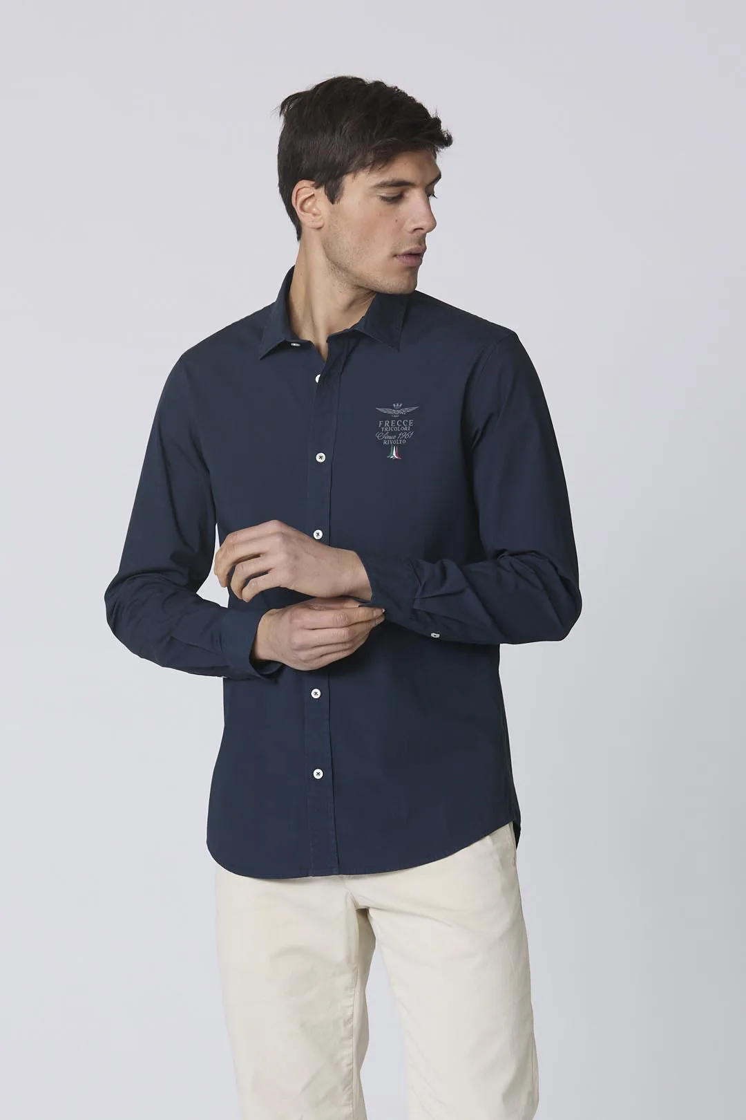 Aeronautica Militare Frecce Tricolori poplin shirt - Image 2