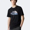 The North Face Mountain Line Men Lifestyle T-Shirt Black/Blue