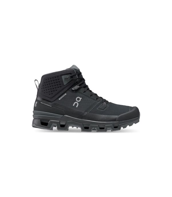 On Cloudrock 2 Waterproof Men Hiking Espadrilles Black/Eclipse