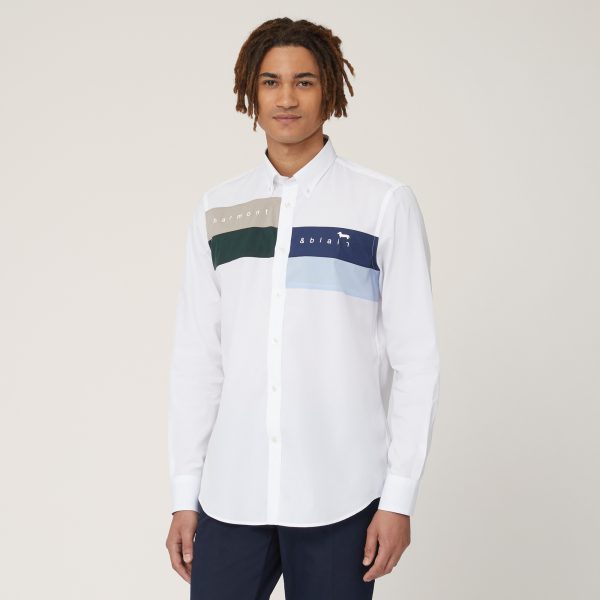 Harmont&Blaine Shirt With Bands And Logo