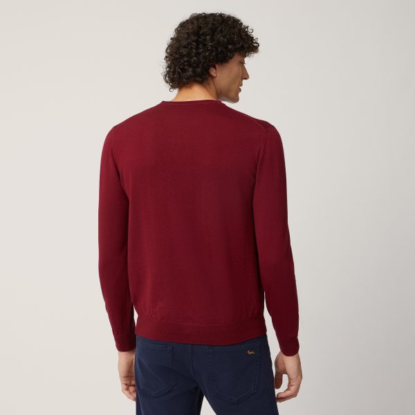 Harmont&Blaine Lightweight Merino Wool Pullover - Image 2