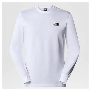 The North Face Box Nse Men Lifestyle Long Sleeve White/Black