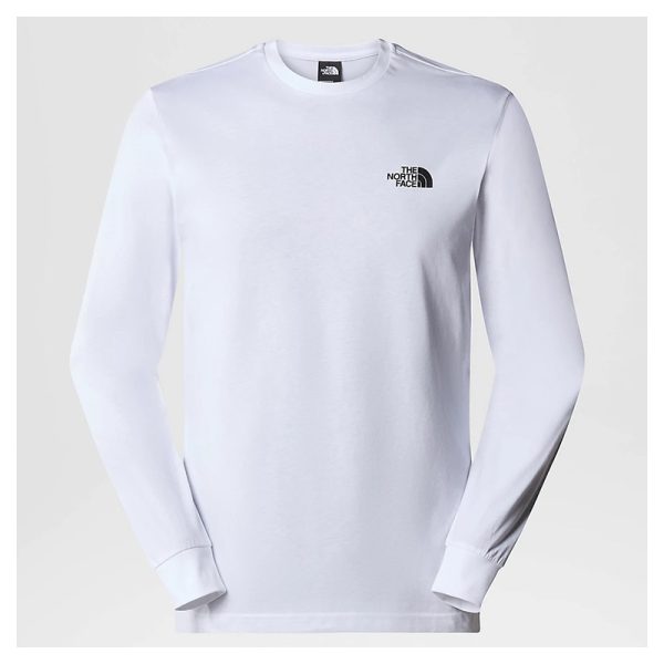 The North Face Box Nse Men Lifestyle Long Sleeve White/Black