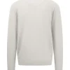 Fynch-Hatton Comfortable long -arm sweater made of cotton with a circular neckline - Image 2