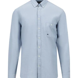 Fynch-Hatton Long sleeve shirt with button-down collar in the casual fit